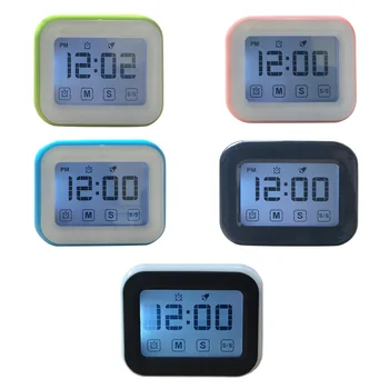 Minute/Secunde/Oră Cronometru De Bucătărie Pentru Gătit Analog Conta Ceas Deșteptător,Baterie, Cuarț Ceas