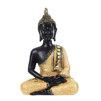 Statuie A Lui Buddha Din Thailanda Sculptura Lui Buddha Rășină Manual Budismul Hindus Feng Shui Figurina Meditație Acasă Decor Gradina Mașină De Decor