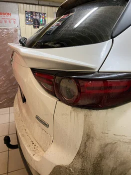 Potrivit Pentru Mazda CX-5 CX5 2017 2018 2019 2020 Mijloc Spate Spoiler Aripa din Fibra de Carbon Portbagaj Buza Aripii Alb Negru Spoiler Styling Auto