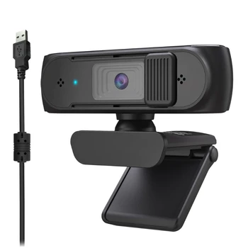 Webcam cu Microfon de 5 Megapixeli cu Auto Focus 1080P Camera USB pentru Calculator Desktop PC camera web pentru apeluri Video de Înregistrare