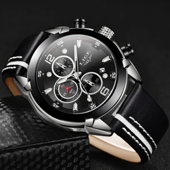 Relogio Masculino 2020 LIGE Nou Sport Mens Ceasuri de Top de Brand de Lux Cuarț Ceas Cronograf Ceas Bărbați Ceasuri Militare