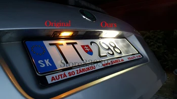 Pentru Skoda Skoda Octavia II fara facelift, Lift 2003-2012 Roomster Auto LED Numărul de Înmatriculare Lumina Canbus Fara Eroare Alb