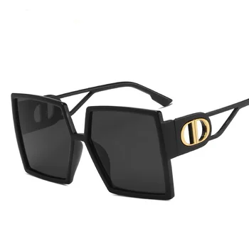 Moda ochelari de soare de Designer de Brand de Lux ochelari de Soare Patrati Femei Vintage Supradimensionate 2021 tendință de sex Feminin de Ochelari de Soare Nuante Pentru Femei