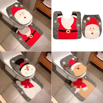 Moș Crăciun Toaletă Decor de Crăciun Ornament 2019 Cadou de Crăciun de Decorare pentru Casa de Craciun Xmas anul Nou Decor 2020