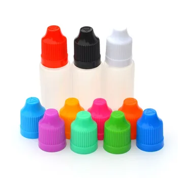 10buc PE 15ml Plastic Dropper Sticle Cu protecție pentru copii Și Lung Sfat Gol E Lichid Ac Vail