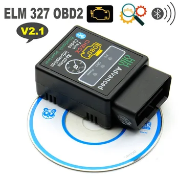 ELM327 OBD2 V2.1 Scanner Bluetooth OBDII Interfață Adaptor Mini Check Engine Instrument de Diagnosticare Auto Android Cuplu Pentru BMW, KIA, VW