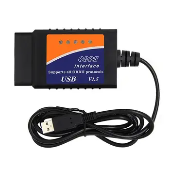 ELM327 USB V1.5 OBD2 de Diagnosticare Auto Scanner Suport pentru Android/IOS Auto Diagnoza Instrument de Detectare a Scanner