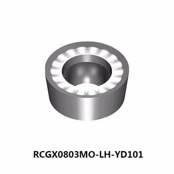 Original ZCC.CTcarbide cutter insertii zcc.ct Acoperire RCGX0803MO-LH-YD101 (10buc/Lot) pozitiv Introduce