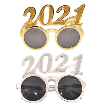 Anul Nou Ochelari Sclipici 2021 Petrecere Ochelari Amuzant Petrecere De Anul Nou Livrările De Noutate Ochelari Pentru 2021 Revelion