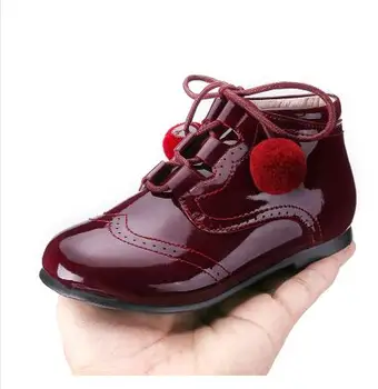 Pantofi fete 2019 toamna / iarna pentru Copii Copilul din Piele Glezna Cizme Fete Toamna pentru Copii Pantofi pentru Copii cizme size21-27
