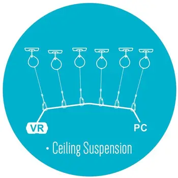 1Set VR Sistem de Management al cablurilor Tavan Scripete VR Kit Accesorii pentru HTC Vive/Vive Pro/Oculus Rift/PSVR/Samsung Odyssey Ochelari