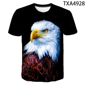Eagle tricou Barbati Femei Copii Casual de Vara Tricou Maneci Scurte Hawk 3D Imprimate Streetwear T-shirt, Blaturi Rece Tee Baiat Fata