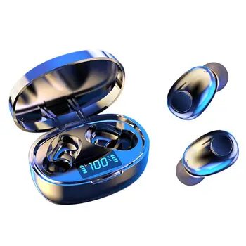 Bluetooth 5.0 Wireless Căști TWS Mini set cu Cască Stereo Bass Putere cu LED-uri de Afișare de Anulare a Zgomotului Impermeabil Sporturi Intraauricular În Ureche