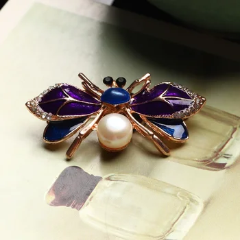 1 BUC Perle Naturale Broșă Moda Decor Festiv Cadou de Ziua Meserii Accesorii Decorative DIY Cadou Decor Modern Femei