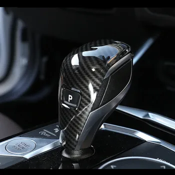 Fibra de Carbon de Culoare Schimbătorului de Viteze se Ocupe de Mânecă Capac Ornamental ABS Pentru BMW Seria 3 G20 G28 2020 Car Styling Interior Accesorii