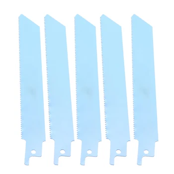 5Pcs Albastru S922BF Bi-metal pânze de Ferăstrău 150mm Tăiere de Metal cu Piston Sabre pânze de Ferăstrău 1/2