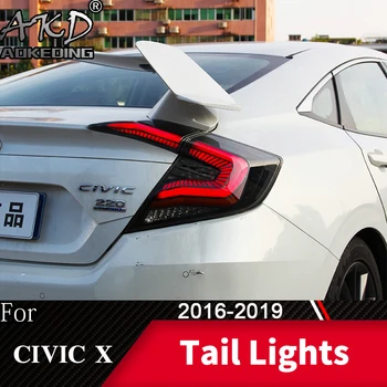 Coada de Lampa Pentru Auto Honda Civic G10 X 2016-2019 spate cu LED-uri Lumini proiectoare Ceata Lumini de Zi DRL Tuning Auto Accesorii Auto