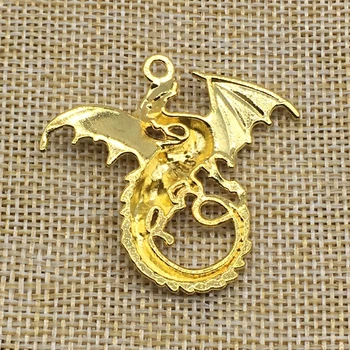 10buc Dragon Farmece de Aur de Culoare DIY Bijuterii lucrate Manual