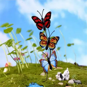 24buc/Niște Fluturi de Gradina Curte de Plantat Capricioasă Colorate Fluture Miza Decoracion Decor în aer liber Ghivece de Flori Decor