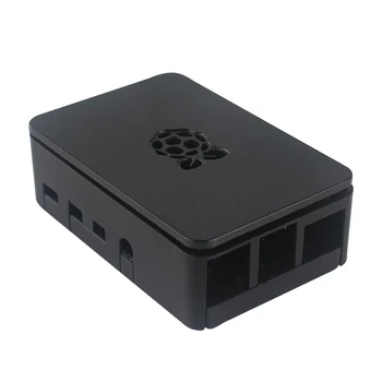 Raspberry Pi 4 Caz de Plastic Negru Cutie Shell compatibil Ventilatorului de Răcire pentru Raspberry Pi 4 Model B