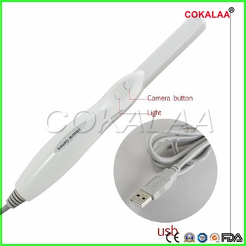Dentare 6 LED 1/4 CMOS 6 mega pixeli Intra orală CAMERA intraorala cu Software-ul cel Mai bun Camera Intraorala USB Intra orală camera