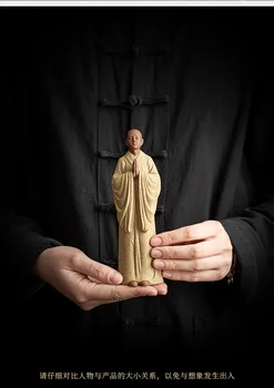 Chineză călugăr Zen Ceramic statui, artă modernă sculpturi Zisha Călugăr, acasa, living loft figuri decorative, statui
