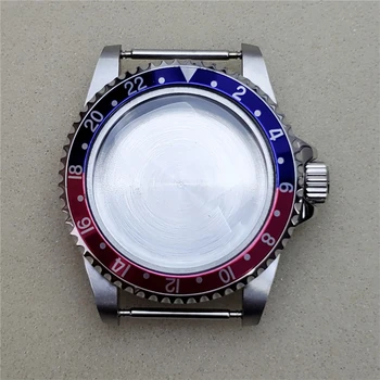 39.5 mm Metal Ceas Caz Acoperire Kit Pentru Miyota 8215 8200 821A Mișcare Ceas pentru Mingzhu 2813 Accesorii Ceas
