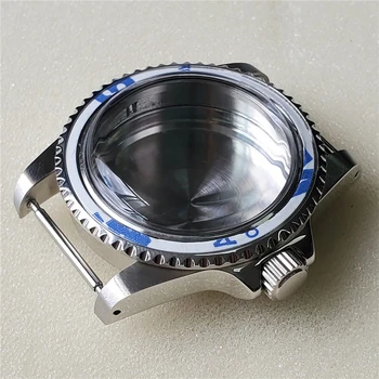 39.5 mm Metal Ceas Caz Acoperire Kit Pentru Miyota 8215 8200 821A Mișcare Ceas pentru Mingzhu 2813 Accesorii Ceas