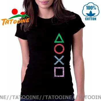 Vintage PS Logo-ul T shirt femei Xbox Joc Play Station T-shirt Streetwear Retro Teuri PS1 PS2 PS3 PS4, PS5 Gamer Idee de cadou Topuri Tricouri