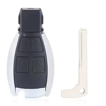 KEYECU 3 Buton Modernizate Smart Key Remote Shell Caz Fob pentru Mercedes-Benz CLS C E S W124 W202