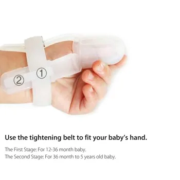 Baby Masează Degetul Mănuși Opri Thumbsucking Teether Preveni Copilul Degetul Musca Prevenirea Copilul Renunta Suge Degetele