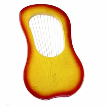 GECKO 15-String din Lemn Liră Harpă Siruri de caractere de Metal Canada ARȚAR Instrument cu Coarde cu Geanta de transport