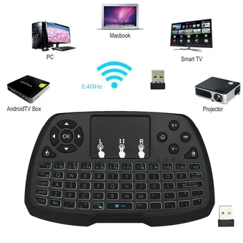 2.4 GHz Wireless Tastatura Touchpad Mouse-ul Portabil de Control de la Distanță mini QWERTY Jocuri pentru Android TV BOX Smart TV, PC, Notebook-uri Mac