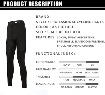 MIMRAPR NEGRU Pantaloni CICLISM/cu Maneci LUNGI cu Bicicleta Îmbrăcăminte Subțire Stil Lycra Pânză 9D GEL PAD Pentru Profesia de Mult Timp de Plimbare