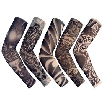 40cm tatuaj de calitate mâneci 5pcs Bărbați Femei Nailon Tatuaj Temporar Brațul mai cald Manșoane mănuși cel mai popular set
