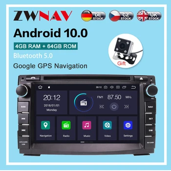 Android 10.0 4+64GB DVD player Radio-Navigație GPS Pentru KIA Ceed 2010-2016 Venga Player Multimedia, Radio stereo unitate DSP