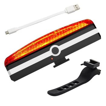 FangNymph Ultra Luminos de Biciclete Coada Lumina Biciclete USB baterie Reîncărcabilă de Înaltă Intensitate Accesorii pentru Biciclete de Munte