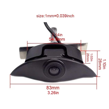 HD CCD Mașinii Vedere din Față aparat de Fotografiat Viziune de Noapte Camera foto de Parcare Pentru Volvo SL40 SL80 XC60 XC90 S40, S80 C70 C30 V40 V50 V60 S80