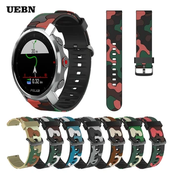 UEBN Camuflaj Silicon Curea Polar Grit X Band Brățară pentru POLAR Vantage M POLAR APRINDE Watchbands accesorii