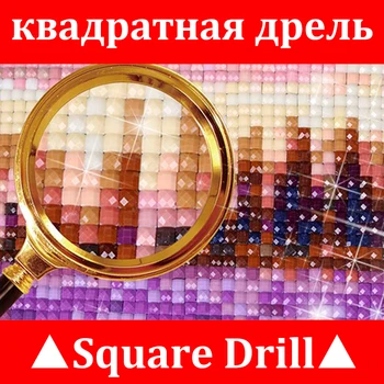 Diamant Broderie 5D DIY Diamant Pictura Model Mozaic Pădure Cerb și Iepure Rășină Diamant Rotund Decor Acasă