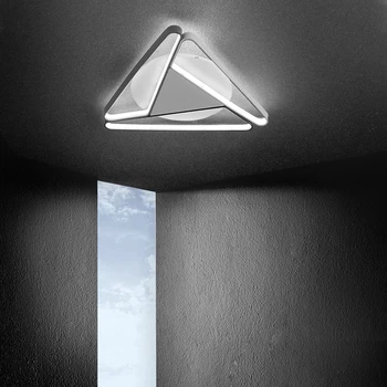 Moderne LED Lumini Plafon pentru Dormitor, Camera de zi luciu de plafond acasă LED lampă de Plafon Iluminat de prindere Triunghi iluminat