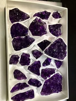 11-19pcs/cutie AAA Uruguay naturale ametist cluster de cristal de cuarț original