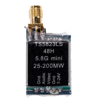 TS5823LS 5.8 G Mini 25-200MW 48CH RP-SMA Putere Reglabilă FPV Transmițător