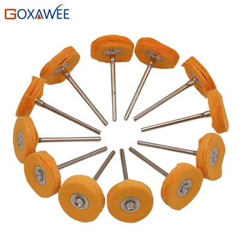 GOXAWEE 10buc Dremel Accesorii Lustruire Roți Buffing Pad Abraziv, Instrumente Perie Pentru Instrumente Rotative Dremel Tampoane de Lustruire