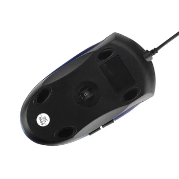 Noul LED USB cu Fir Gaming Mouse 6 Butoane Reglabile 2400 DPI Optic, mouse-uri de Calculator pentru Joc Laptop DOM668