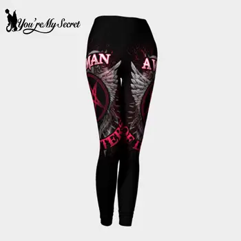 [Ești Secretul Meu] NOI Supranaturale Femei Jambiere Pantaloni Gotic Leggins de Fitness Workou