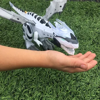 Jucărie Electric De Mari Dimensiuni De Mers Pe Jos Jucarie Dragon Care Scuipă Foc, Apă Pulverizată Cu Sunet De Lumină Dinozauri Mecanice Model De Jucării Pentru Copii
