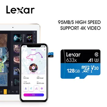 Lexar Card micro sd pentru 1080p full-HD 3D și 4K video 633x 1000x 32GB, 64GB, 128GB, 256GB 512GB card de Memorie Clasa 10 card TF carte