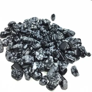 Zapada naturala negru obsidian cristal lustruit scazut de piatră
