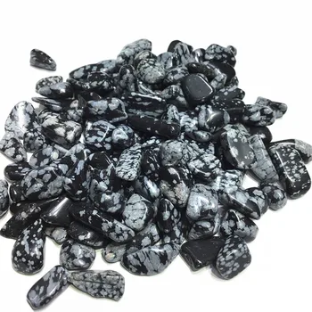 Zapada naturala negru obsidian cristal lustruit scazut de piatră
